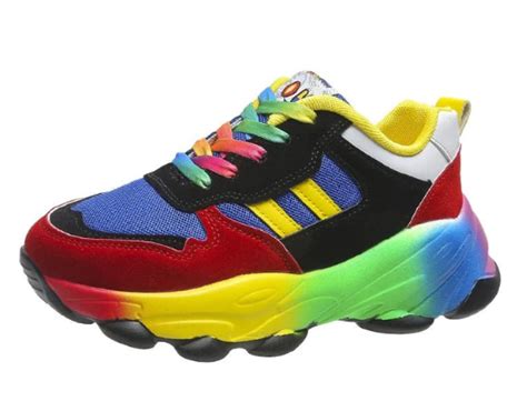 regenboog sneakers